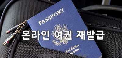 온라인 여권 재발급 받는 방법